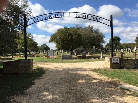 covington texas find a grave
